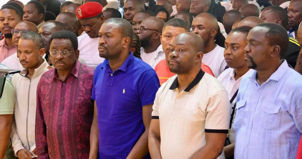 Saboti MP Caleb Amisi during a past Linda Mwananchi political engagement. Photo: Caleb Amisi. Source: X.