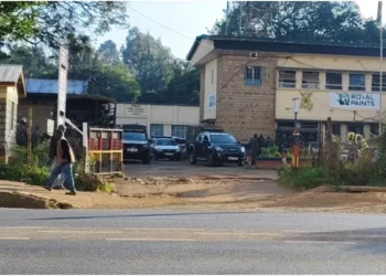 Eldoret Central Police Station in Uasin Gishu County. Photo: @Onorpik. Source: X.