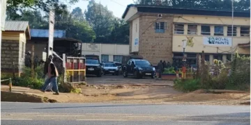 Eldoret Central Police Station in Uasin Gishu County. Photo: @Onorpik. Source: X.