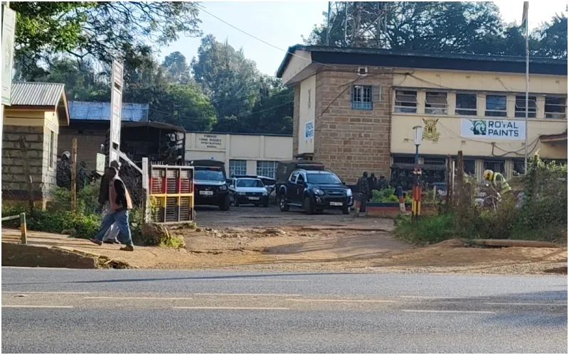 Eldoret Central Police Station in Uasin Gishu County. Photo: @Onorpik. Source: X.