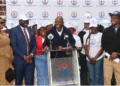 MP Caleb Amisi (c) presided over the official inauguration of the PM Women's League. Photo: Caleb Amisi. Source: X.
