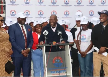 MP Caleb Amisi (c) presided over the official inauguration of the PM Women's League. Photo: Caleb Amisi. Source: X.