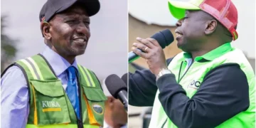President William Ruto and DCP leader Rigathi Gachagua are allies turned foes. Photo: courtesy.
