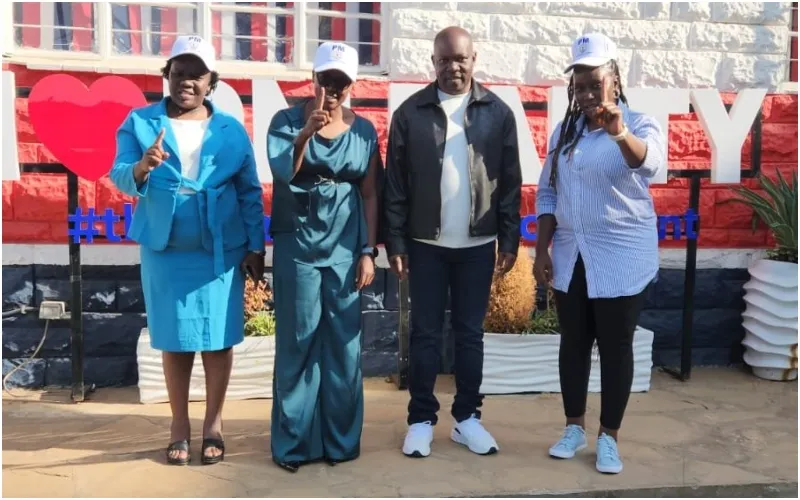 Saboti MP Caleb Amisi received new PM Party members defecting from ODM. Photo: Caleb Amisi. Source: X.