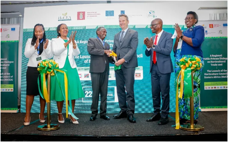 The Horticulture Council of Eastern Africa (HoCEA) officially launched in Nairobi. Photo: Lily Ronoh. Source: Original.