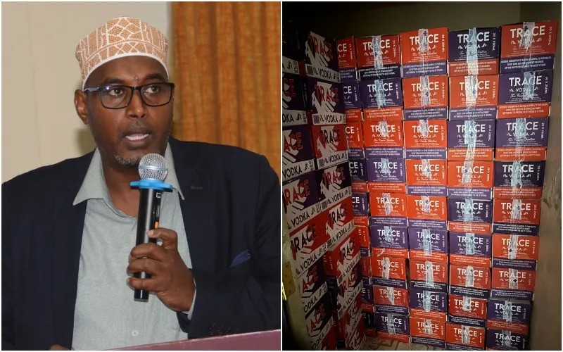 Yussuf Osman Ahmed is the Director of Enforcement at the Anti-Counterfeit Authority (ACA). Photo collage: ACA_Kenya. Source: X.
